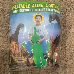 Inflatable Alien Costume for Kids - Green